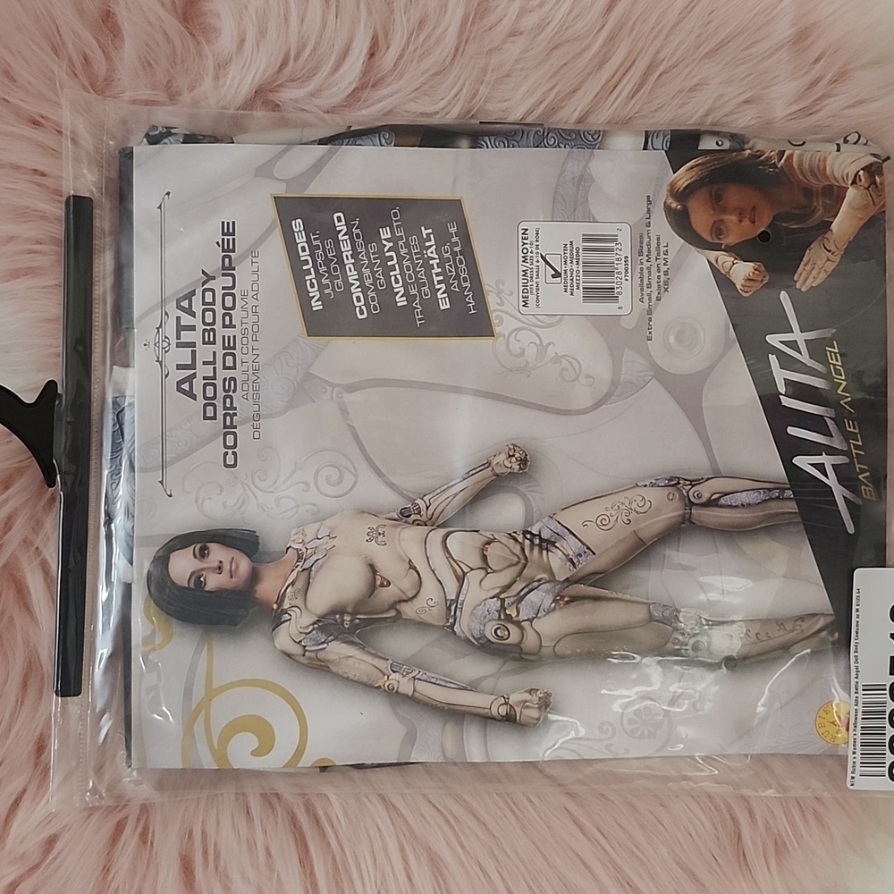 Brand New RUBIES ALITA BATTLE ANGEL DOLL BODY COSTUME-M